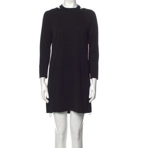 Akris Punto Black Long Sleeve Dress